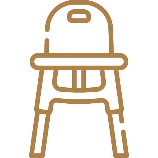 Baby feeding seat Icon