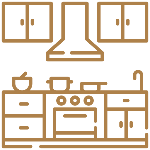 Fully equipped kitchen Icon